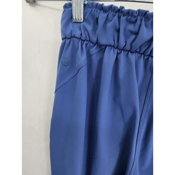 Lululemon On The Fly Pants Women’s Size 2 Blue Drawstring Stretch Travel Joggers - Picture 3 of 4